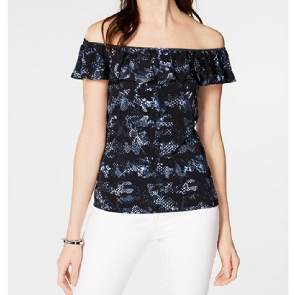 EUC MK | On or Off Shoulder Blouse